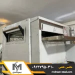 فر پیتزا ریلی دهنه 50 سانتی موتور بغل نوین موتور الکتروژن