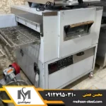 فر پیتزا ریلی دهنه 70 سانتی موتور پایین نوین موتور الکتروژن