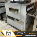 فر پیتزا ریلی دهنه 70 سانتی موتور پایین نوژن موتور الکتروژن