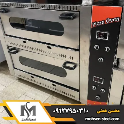 فر صندوقی دیجیتال 12 بشقاب دو طبقه محسن استیل